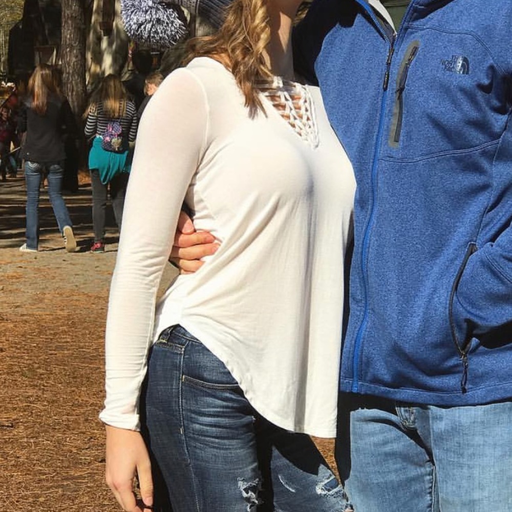 White American eagle long sleeve